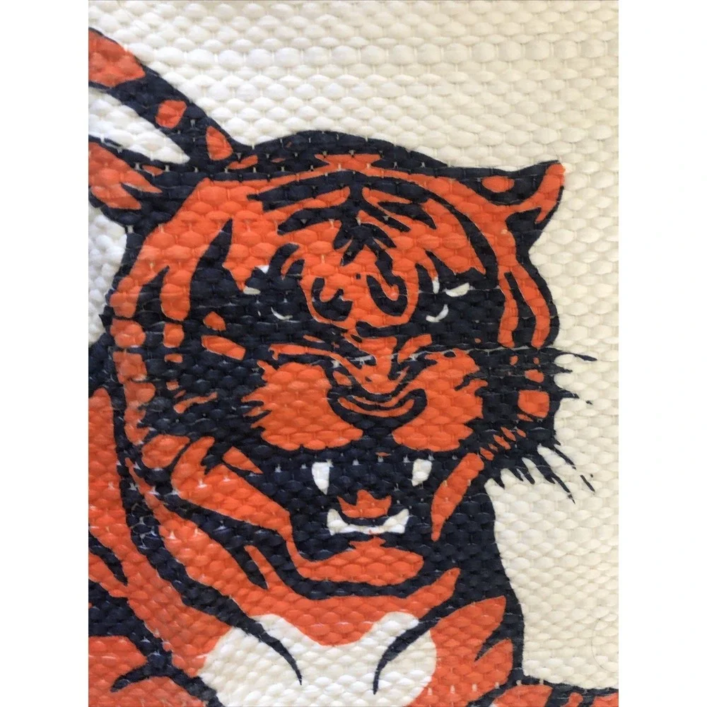 Vintage Auburn Tigers War Eagle Rug Blanket Throw Tapestry 45